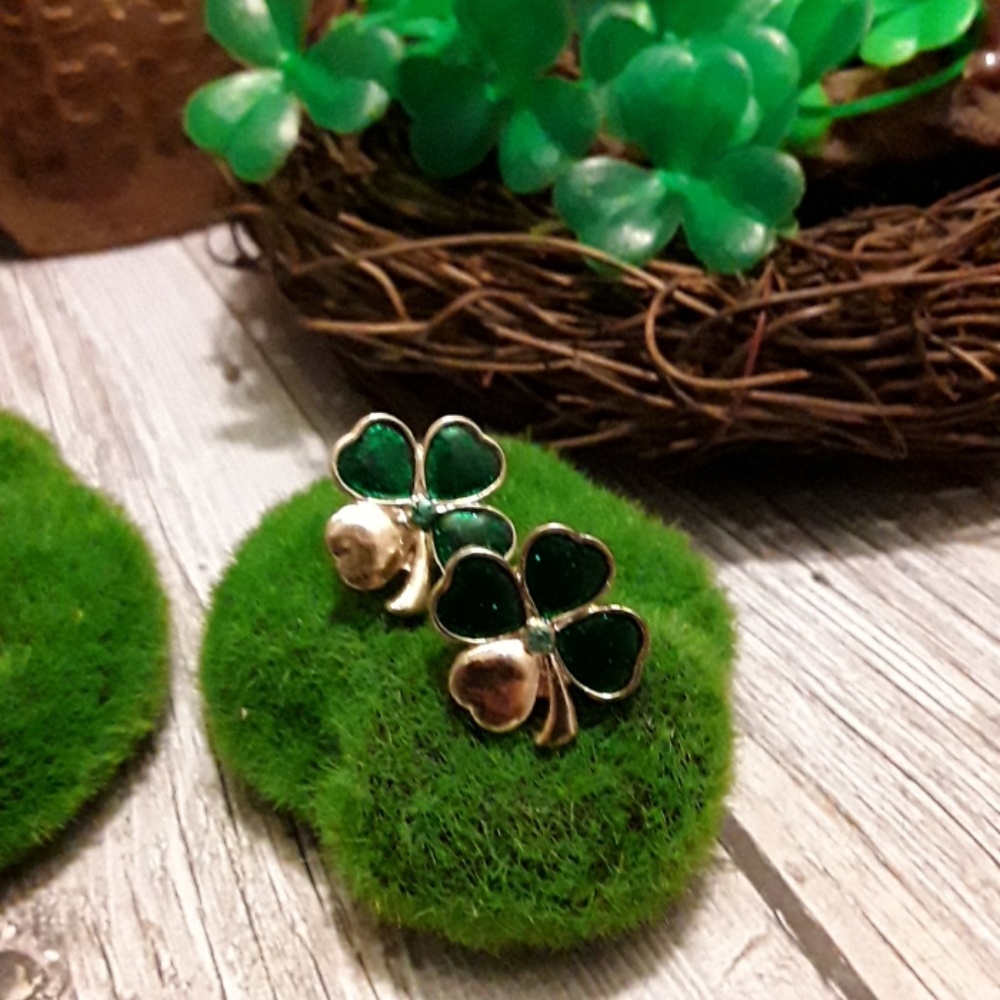 🍁Shamrock earrings St Patrick's day